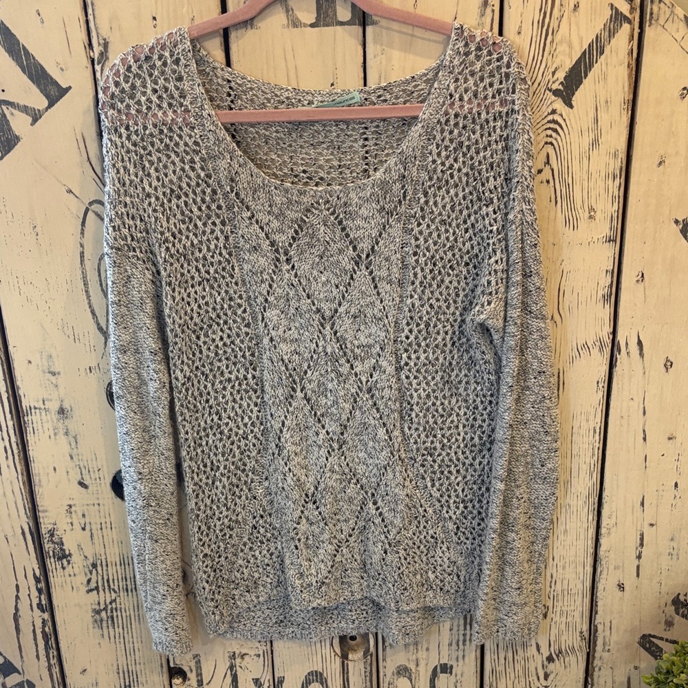 Maurices Heather Gray Knit Sweater